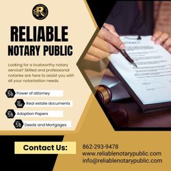 Reliable Notary Public - Give us a call today!