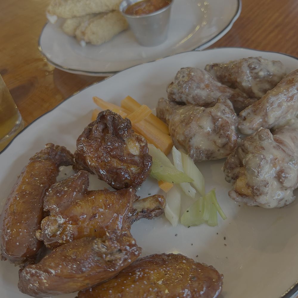 Francesco's restobar - Sweet and spicy wings and garlic parmesan wings. - Italian Near Me - Helen, Georgia Francesco's restobar - Sweet and spicy wings and garlic parmesan wings. - Italian Near Me - Helen, Georgia