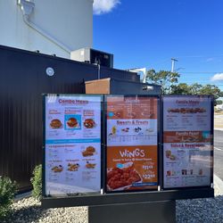 Popeyes Louisiana Kitchen - Menu board from drive thru