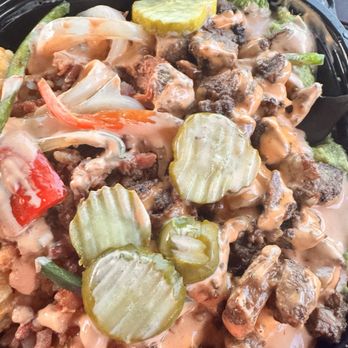 Fat Boys Burrito - Fat Boy Salad with pickles - Mexican Near Me - Bellmore, New York Fat Boys Burrito - Fat Boy Salad with pickles - Mexican Near Me - Bellmore, New York