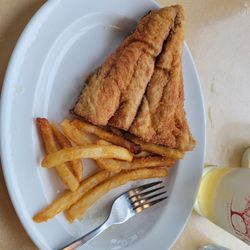 Overpriced whitefish with the 10 french fries that came with it.  I already ate the 4 baby carrots.  Unacceptable portion sizes.