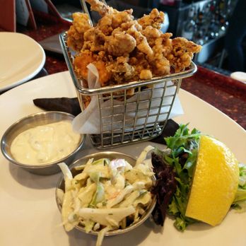 110 Grill - Fried clam appetizer with great coleslaw. - New American Near Me - Leominster, Massachusetts