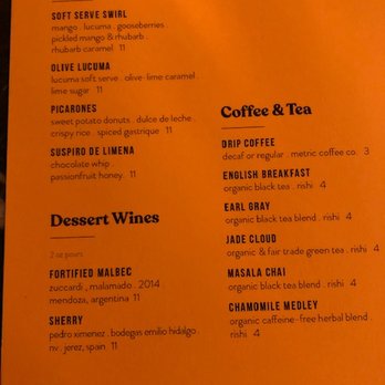 Cabra - dessert menu - Peruvian Near Me - Chicago, Illinois Cabra - dessert menu - Peruvian Near Me - Chicago, Illinois
