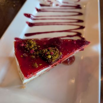 Stone House Grill - Pistachio strawberry cheesecake - Steakhouses Near Me - Mahopac, New York Stone House Grill - Pistachio strawberry cheesecake - Steakhouses Near Me - Mahopac, New York