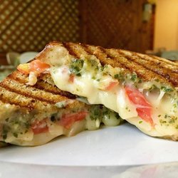 Ansel S Gurney House - Ooey gooey panini on a rainy day