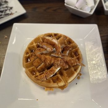 Bell City Diner - Maple Bourbon Chicken with Waffle - Diners Near Me - Bristol, Connecticut Bell City Diner - Maple Bourbon Chicken with Waffle - Diners Near Me - Bristol, Connecticut