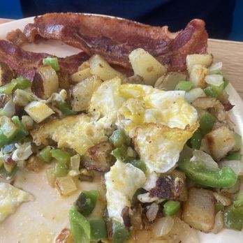 Lisa's Coffee Shop - Country potatoes, two eggs over Easy and bacon - Breakfast & Brunch Near Me - Covina, California Lisa's Coffee Shop - Country potatoes, two eggs over Easy and bacon - Breakfast & Brunch Near Me - Covina, California