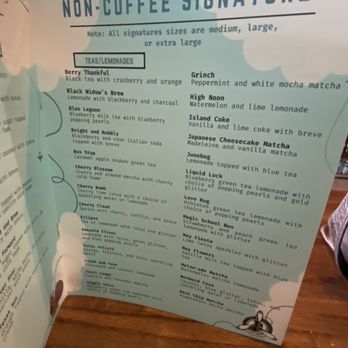 Flying Squirrel Coffee Co - And another part of their menu - Coffee & Tea Near Me - Mansfield, Texas Flying Squirrel Coffee Co - And another part of their menu - Coffee & Tea Near Me - Mansfield, Texas