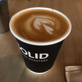 Solid Coffee Roasters - Hot latte - Coffee Roasteries Near Me - Artesia, California