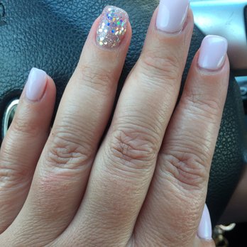 Posh Nails & Spa - Thanks Kacie for the great hard gel fill with glitter! - Waxing Near Me - Riverside, California Posh Nails & Spa - Thanks Kacie for the great hard gel fill with glitter! - Waxing Near Me - Riverside, California