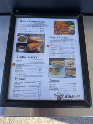 Menu photo 2 El Bandido Suelto Manor, TX Menu photo 2 El Bandido Suelto Manor, TX