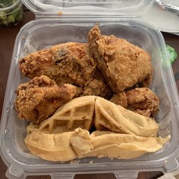 Chicken and waffles
