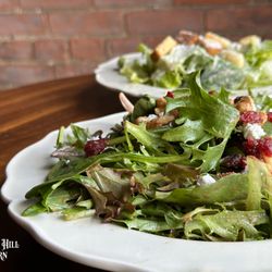 Mansion Hill Tavern - House Salad with Goat Cheese, Candied Walnuts, Cranberries, and Balsamic Vinaigrette