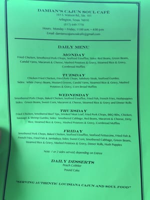 Menu photo 7 Damian's Cajun Soul Cafe Arlington, TX Menu photo 7 Damian's Cajun Soul Cafe Arlington, TX
