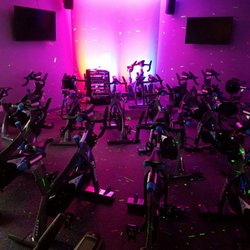 Empowered - Indoor Cycling & Strength Studio - Featuring professional lighting, sound and digital displays.