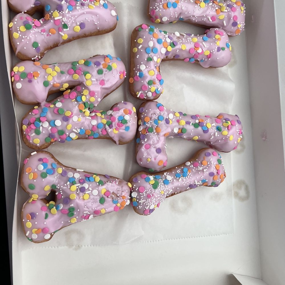 Robin’s Snowflake Donuts & Cafe - Customized Happy Bday name donuts - Donuts Near Me - Spring, Texas Robin’s Snowflake Donuts & Cafe - Customized Happy Bday name donuts - Donuts Near Me - Spring, Texas