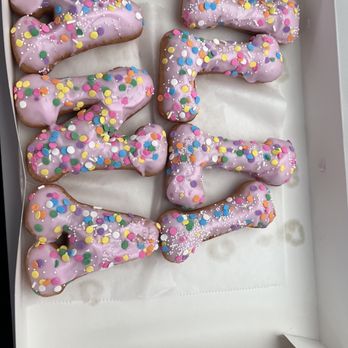 Robin’s Snowflake Donuts & Cafe - Customized Happy Bday name donuts - Donuts Near Me - Spring, Texas Robin’s Snowflake Donuts & Cafe - Customized Happy Bday name donuts - Donuts Near Me - Spring, Texas