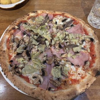 La Pizzeria Cupertino - Capricciosa pizza - Italian Near Me - Cupertino, California