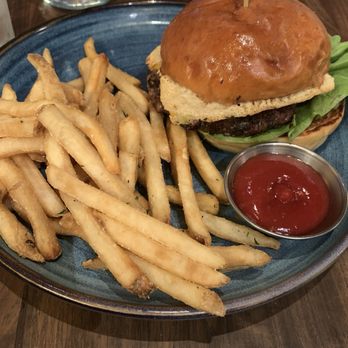 Eureka! - Eureka chipotle burger with fries and ketchup. - American Near Me - Redlands, California Eureka! - Eureka chipotle burger with fries and ketchup. - American Near Me - Redlands, California