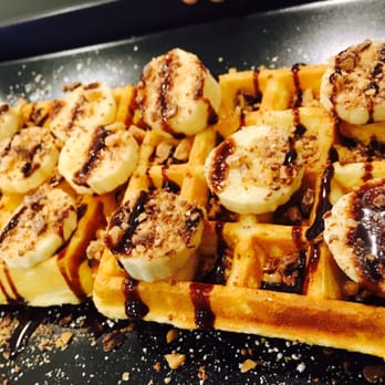 Anko - Chocolate waffle with banana slices - Desserts Near Me - Los Angeles, California
