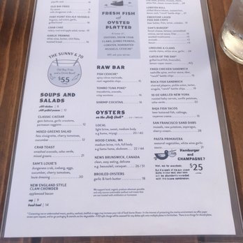 Sam's Anchor Cafe - Seafood Near Me - Tiburon, California