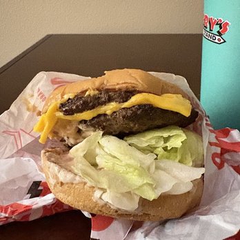 P. Terry's Burger Stand - Double Cheeseburger - Burgers Near Me - Austin, Texas P. Terry's Burger Stand - Double Cheeseburger - Burgers Near Me - Austin, Texas