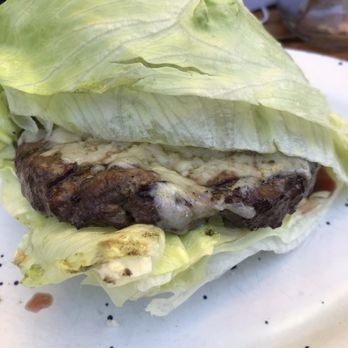 The Table - Burger on lettuce - New American Near Me - San Jose, California