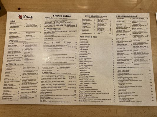Menu photo 6 Kume South Portland, ME