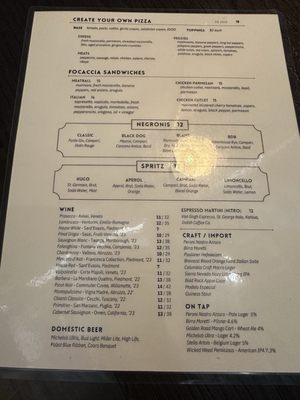 Menu photo 1 Black Dog Pizza Columbia, SC