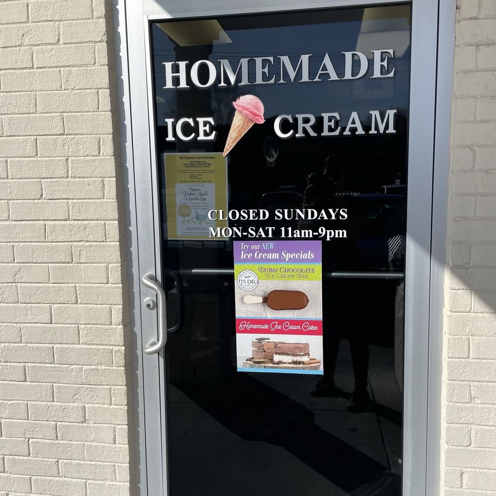 TJ's Deli & Grill - Ice Cream Door! - Delis Near Me - Winston Salem, North Carolina