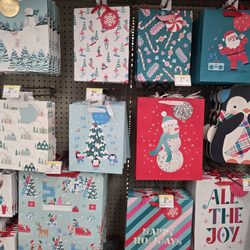 Walgreens - Pretty holiday gift bags