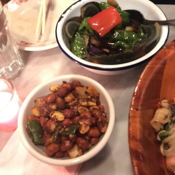 MáLà Project Bryant Park - Thousand Year Egg with Shishito Peppers, and a bowl of Mala Peanuts - Dim Sum Near Me - New York, New York MáLà Project Bryant Park - Thousand Year Egg with Shishito Peppers, and a bowl of Mala Peanuts - Dim Sum Near Me - New York, New York
