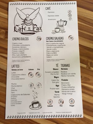 Menu photo 3 Café de la Paz Guanajuato, GUA Menu photo 3 Café de la Paz Guanajuato, GUA