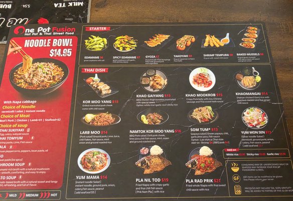 Menu photo 1 One Pot Fusion Mesa, AZ Menu photo 1 One Pot Fusion Mesa, AZ