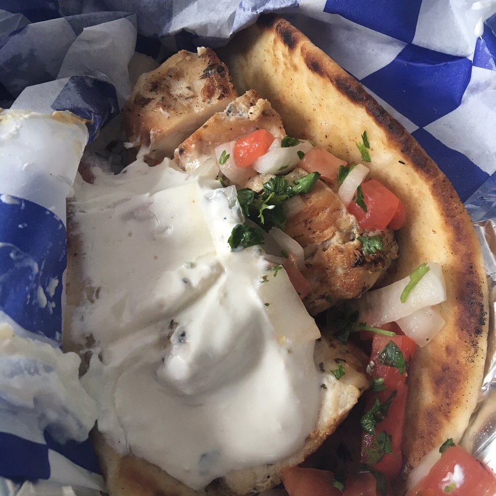Greek On The Street - Chicken Wrap ($7) - Food Trucks Near Me - Baltimore, Maryland Greek On The Street - Chicken Wrap ($7) - Food Trucks Near Me - Baltimore, Maryland