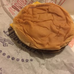 Here is my double cheese burger