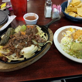 Los Braceros - Splurge night. Fajita de Borrego... Lamb Fajitas.  Delicious and enough food for 2 meals. - Mexican Near Me - Amarillo, Texas