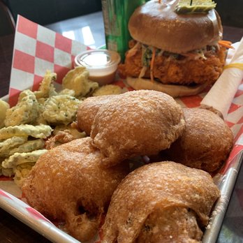 Underdog Hot Chicken - Combo 1 Fried Pickles - Chicken Wings Near Me - Boston, Massachusetts Underdog Hot Chicken - Combo 1 Fried Pickles - Chicken Wings Near Me - Boston, Massachusetts
