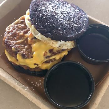 Egg Karne - Ube Breakfast Burger - Breakfast & Brunch Near Me - Herndon, Virginia Egg Karne - Ube Breakfast Burger - Breakfast & Brunch Near Me - Herndon, Virginia