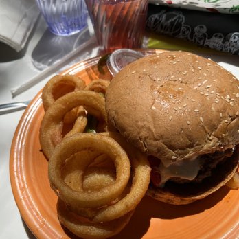 Hobbit Cafe - Bolg's Black and Bleu Burger - Burgers Near Me - Houston, Texas
