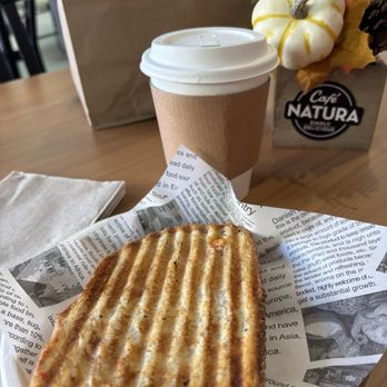 Cafe Natura - Chicken Panini and Hot Latte - Cafes Near Me - Oviedo, Florida