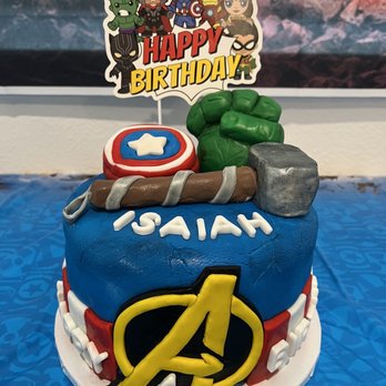 Sweet Expressions Desserts - Custom Avengers Cake - Desserts Near Me Sweet Expressions Desserts - Custom Avengers Cake - Desserts Near Me
