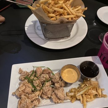 Tempo - Shoestring Truffle Fries and Crispy Japanese Fried Chicken Bites - Bars Near Me - Waltham, Massachusetts Tempo - Shoestring Truffle Fries and Crispy Japanese Fried Chicken Bites - Bars Near Me - Waltham, Massachusetts