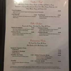Meatballs Italian Grill - Menu as of Jan 2020