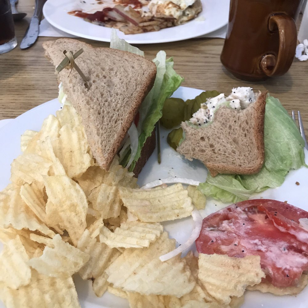TW Howell's - Honey chicken salad sandwich w the works! - American Near Me - Pomona, New Jersey