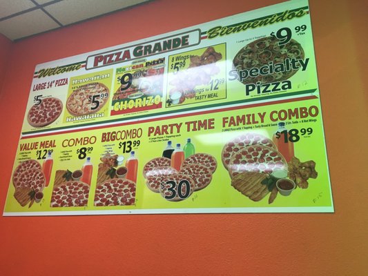 Menu photo 3 Pizza Grande National City, CA