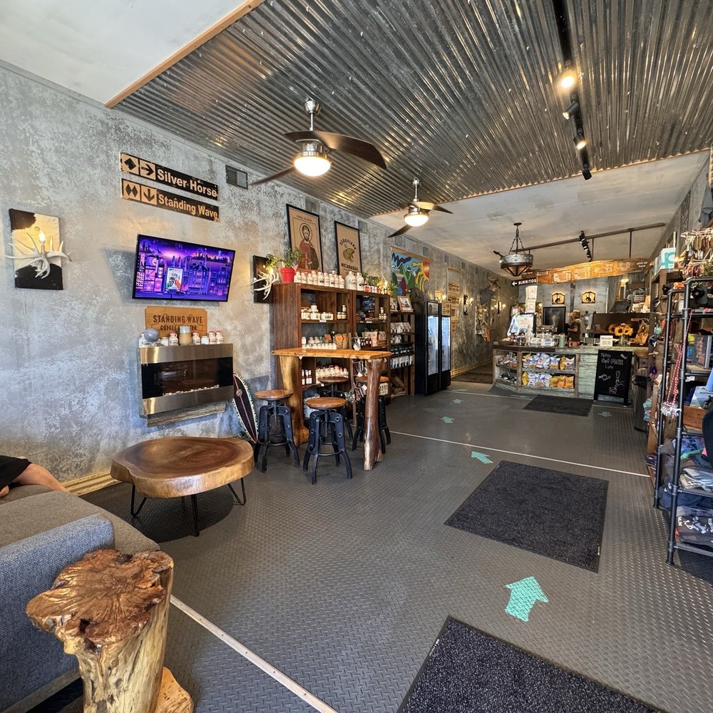 Silver Horse Coffee - Inside rustic-mod-hippie style throughout including the restroom (not pictured) - Coffee & Tea Near Me - Donegal, Pennsylvania