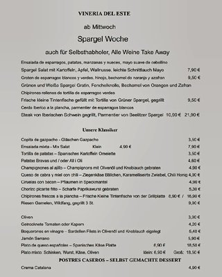 Menu photo 5 Vineria del Este Berlin, BE Menu photo 5 Vineria del Este Berlin, BE
