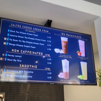 TP Tea - Menu - Bubble Tea Near Me - Irvine, California