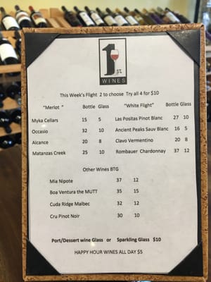 Menu photo 3 First Street Wine Company Livermore, CA Menu photo 3 First Street Wine Company Livermore, CA